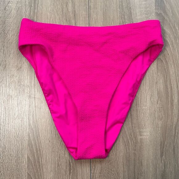 BECCA by Rebecca Virtue Pucker Up Danielle High-Cut Bikini Bottoms Size Large - Picture 3 of 9